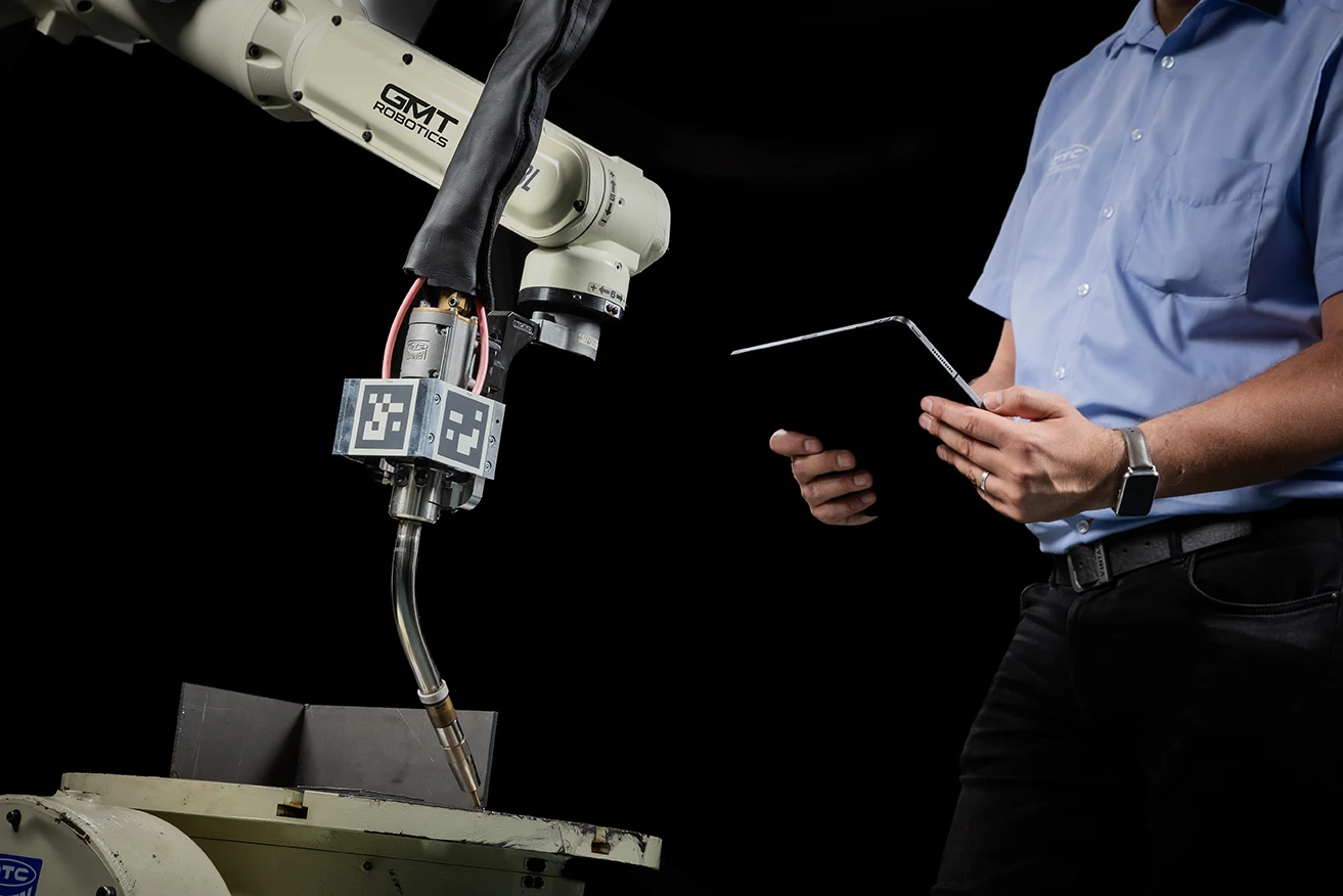 GMT Robotics WELDMATE in action