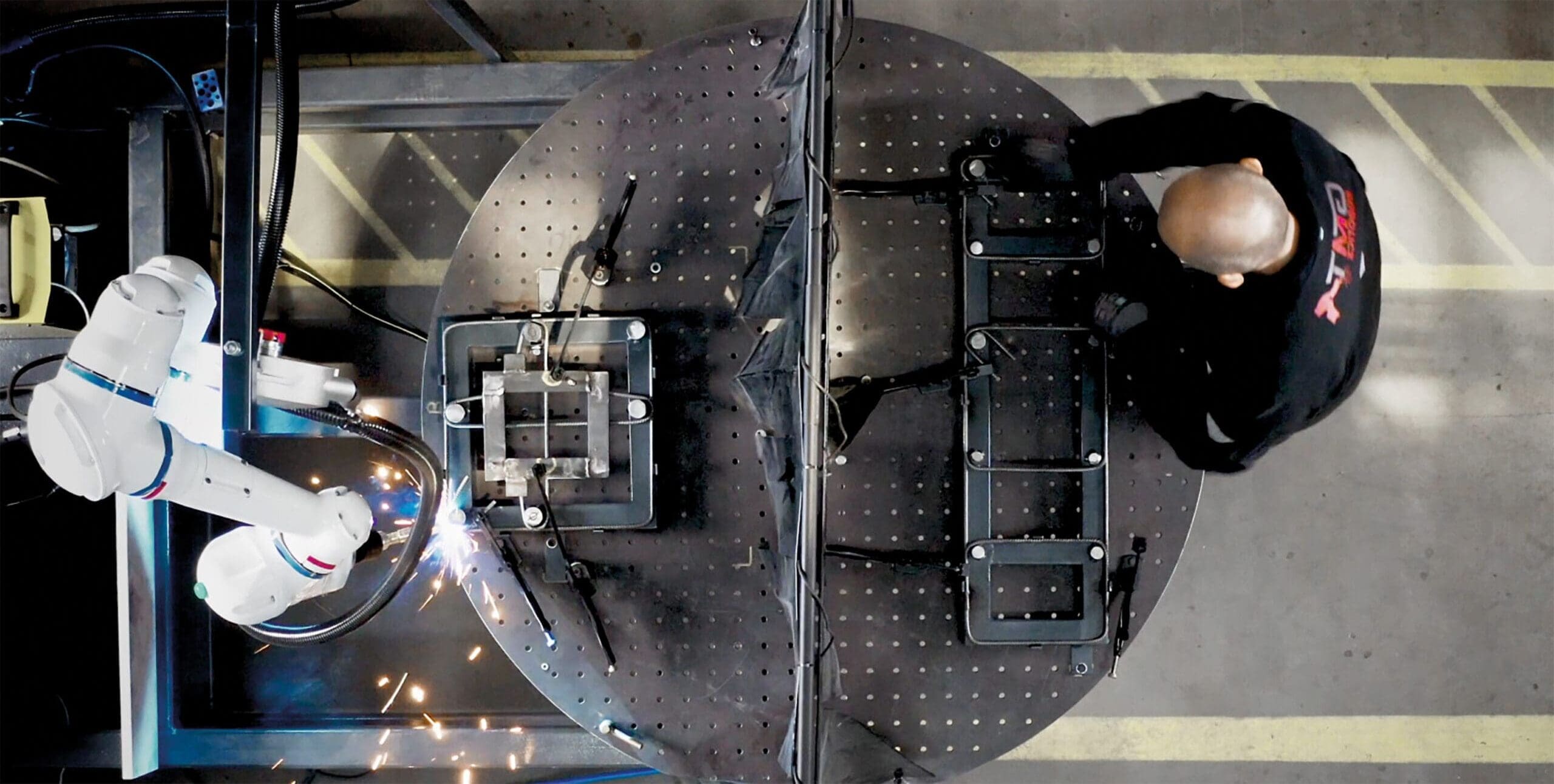 GMT Robotics WELDMATE from above