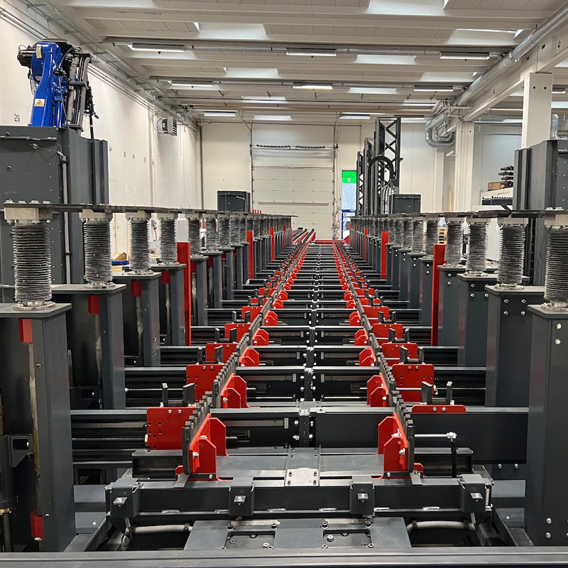 GMT Robotics Dwall Arcas automated rebar cage assembly system