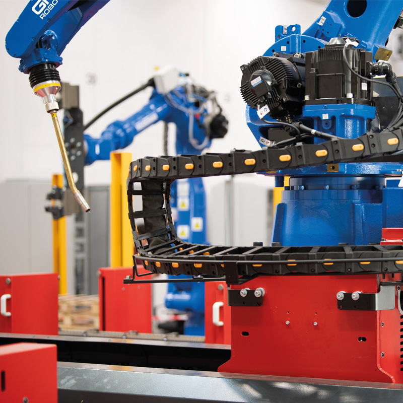 GMT Robotics Micro ARCAS automatized solution for beams and columns manufacturing